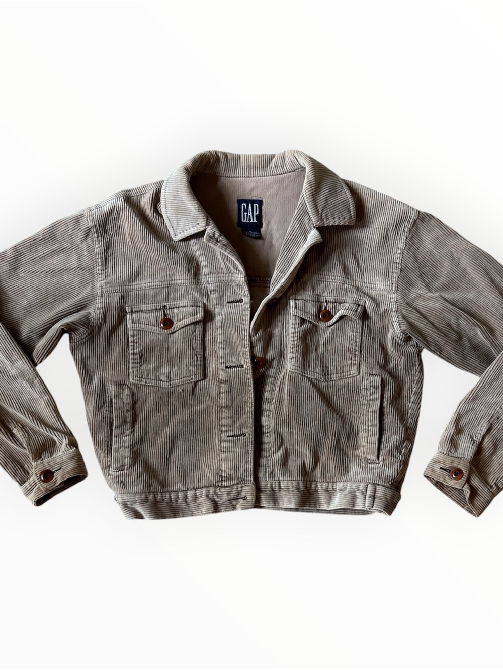 Vintage GAP Corduroy Jacket in Light Taupe